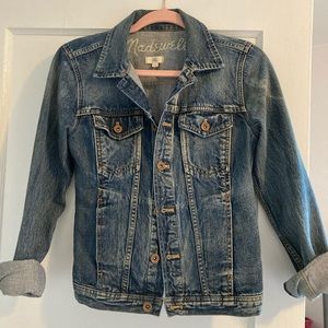 Madewell denim jacket sz small
